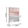 Hanah Home Escritorio de Estudio Rosa y Blanco